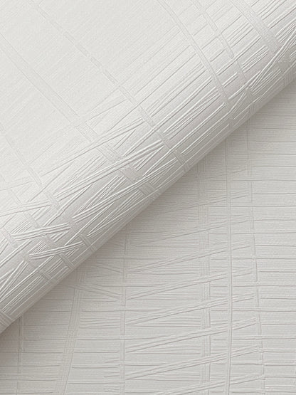 York Wallcoverings Warner Amir White Embossed Wallpaper Graphics Transitional White  Wallpaper - 4207-5442