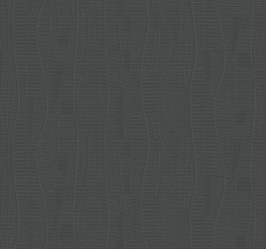 York Wallcoverings Warner Amir Black Embossed Wallpaper Graphics Transitional Black  Wallpaper - 4207-5448