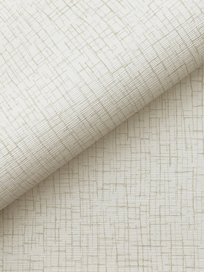 York Wallcoverings Warner Aden Ivory Linear Abstract Wallpaper Abstract Transitional Ivory  Wallpaper - 4207-5450