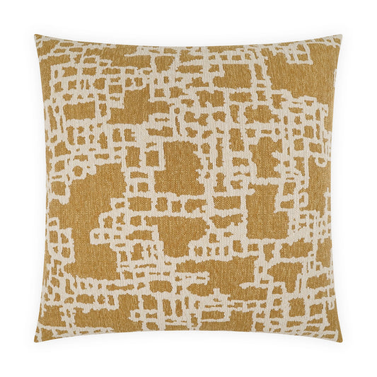 D.V. KAP HOME   24" x 24" Adessi Pillow - Sunflower Global, Abstract, Modern    - 4209-S-2424