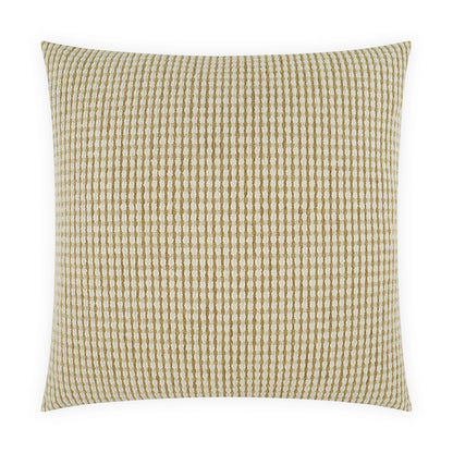 D.V. KAP HOME   24" x 24" Jabas Pillow - Golden Stripes, Global    - 4213-G-2424