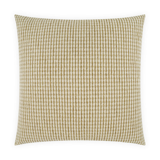 D.V. KAP HOME   24" x 24" Jabas Pillow - Golden Stripes, Global    - 4213-G-2424