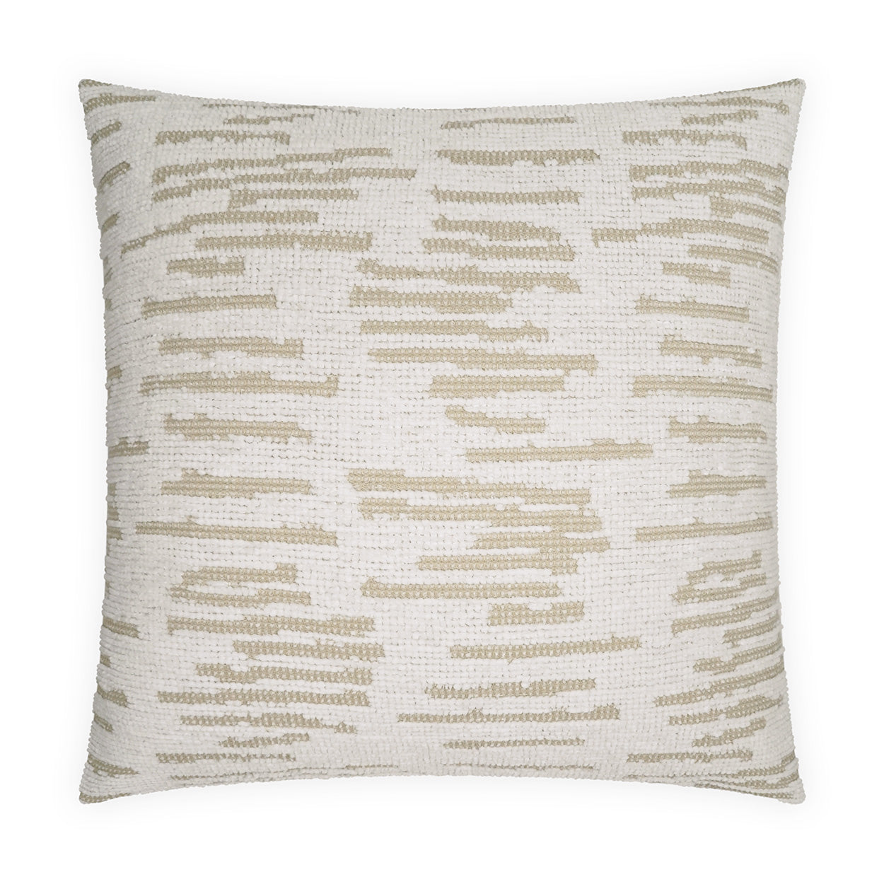 D.V. KAP HOME   24" x 24" Terre Pillow - Ivory Abstract, Global    - 4216-I-2424