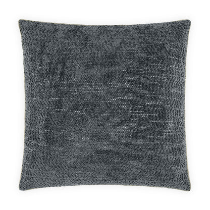 D.V. KAP HOME   24" x 24" Knubby Pillow - Slate Solid, Textured    - 4220-S-2424