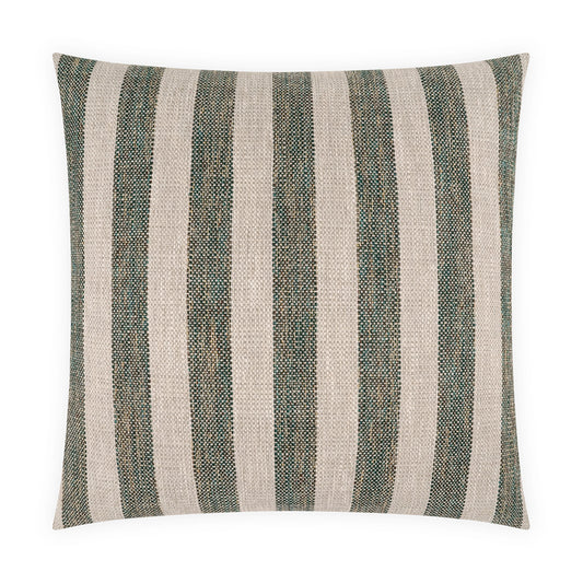 D.V. KAP HOME   24" x 24" Holton Pillow - Aegean Stripes, Beach    - 4221-A-2424