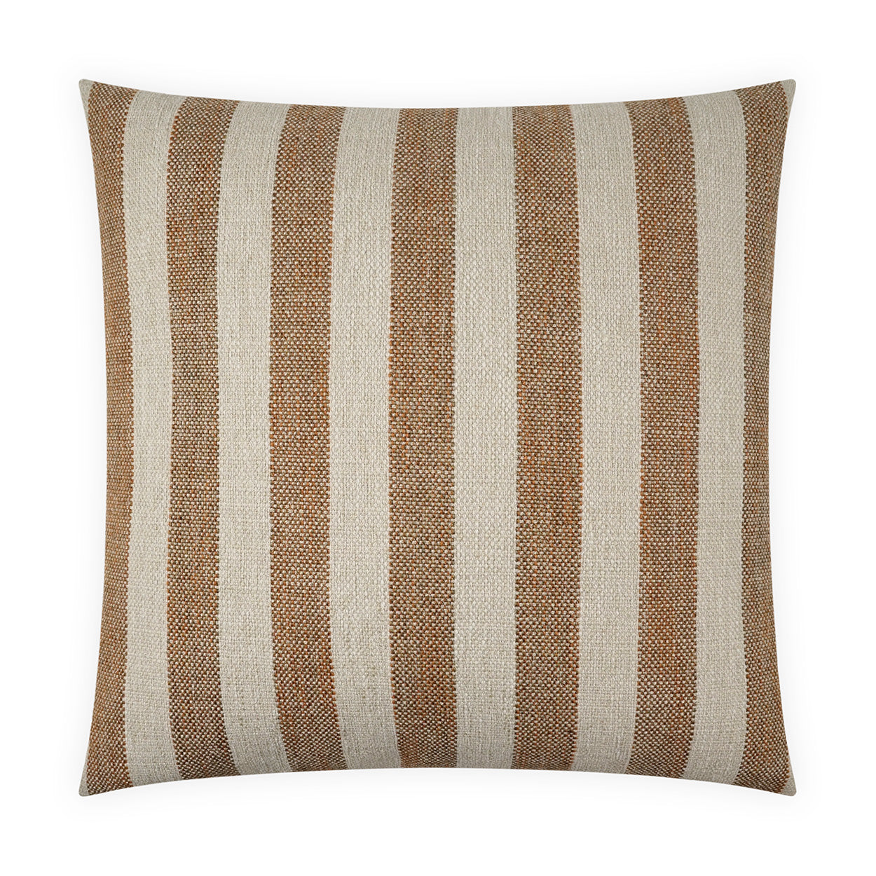 D.V. KAP HOME   24" x 24" Holton Pillow - Spice Stripes, Beach    - 4221-S-2424