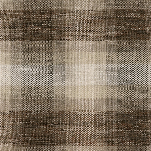 D.V. KAP HOME 4222-E-YARD Ouray Fabric - Espresso Plaid - Check, Traditional, Farmhouse  Brown, Charcoal   - Ouray