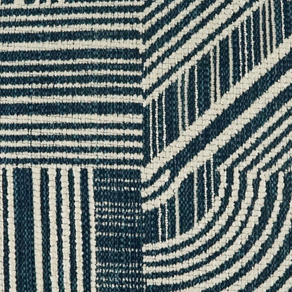 D.V. KAP HOME   24" x 24" Zaria Pillow - Azure Modern, Global, Abstract    - 4223-A-2424