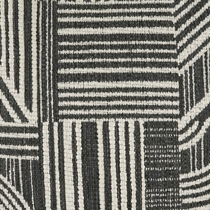 D.V. KAP HOME   24" x 24" Zaria Pillow - Charcoal Modern, Global, Abstract    - 4223-C-2424