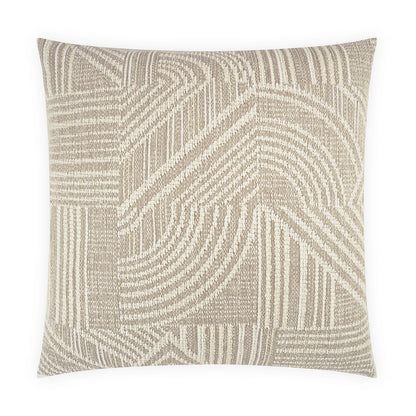 D.V. KAP HOME   24" x 24" Zaria Pillow - Ivory Modern, Global, Abstract    - 4223-I-2424