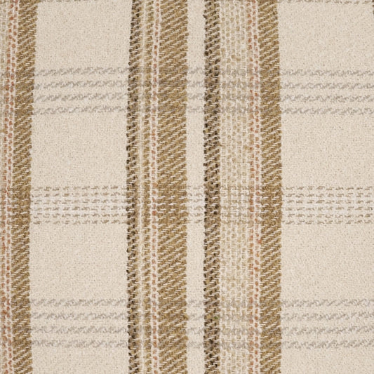 D.V. KAP HOME 4225-F-YARD Ridgeway Fabric - Fawn Plaid - Check, Traditional, Farmhouse  Tan   - Ridgeway
