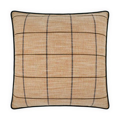 D.V. KAP HOME   24" x 24" Bowden Pillow - Tang Plaid - Check, Traditional, Farmhouse    - 4226-T-2424