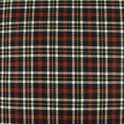 D.V. KAP HOME   24" x 24" Falmouth Pillow - Cinnabar Plaid - Check, Traditional, Farmhouse    - 4227-C-2424