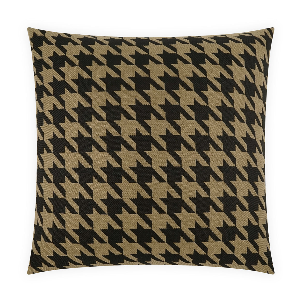D.V. KAP HOME   24" x 24" Harwich Pillow - Black Traditional    - 4229-B-2424
