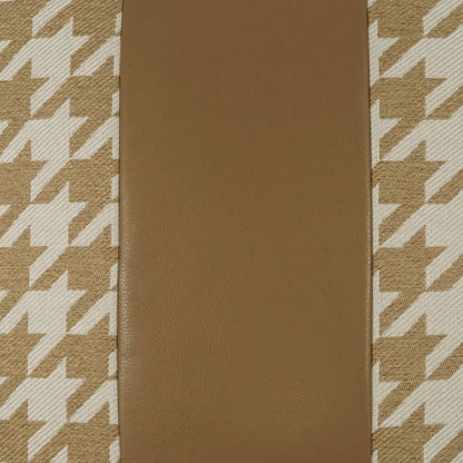 D.V. KAP HOME   24" x 24" Harwich Band Pillow - Camel Traditional    - 4230-C-2424