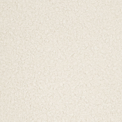Ivory teddy pillow with plush faux-fur, 24 x 24.