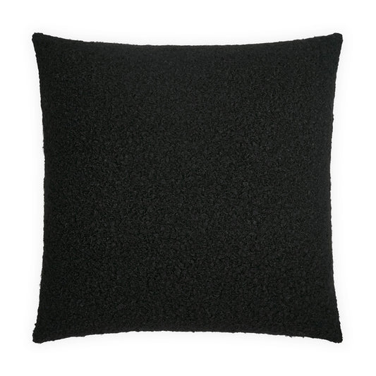 D.V. KAP HOME   24" x 24" Teddy Pillow - Tuxedo Solid, Faux Fur    - 4231-T-2424