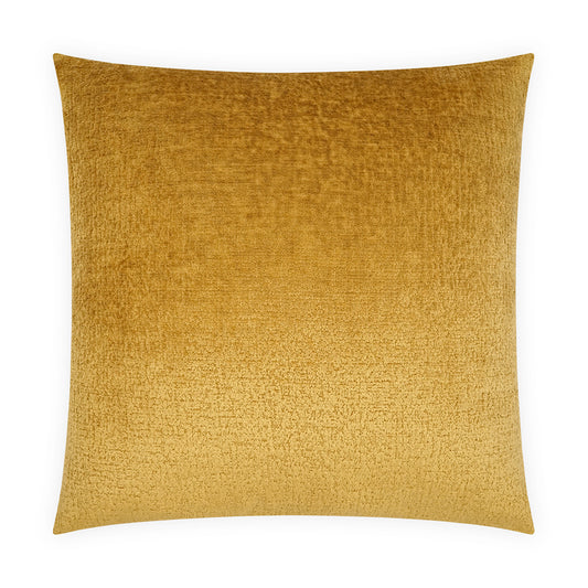 D.V. KAP HOME   24" x 24" Walsh Pillow - Marigold Solid, Textured    - 4233-M-2424
