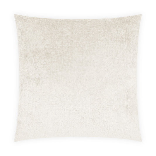 D.V. KAP HOME   24" x 24" Walsh Pillow - Pearl Solid, Textured    - 4233-P-2424