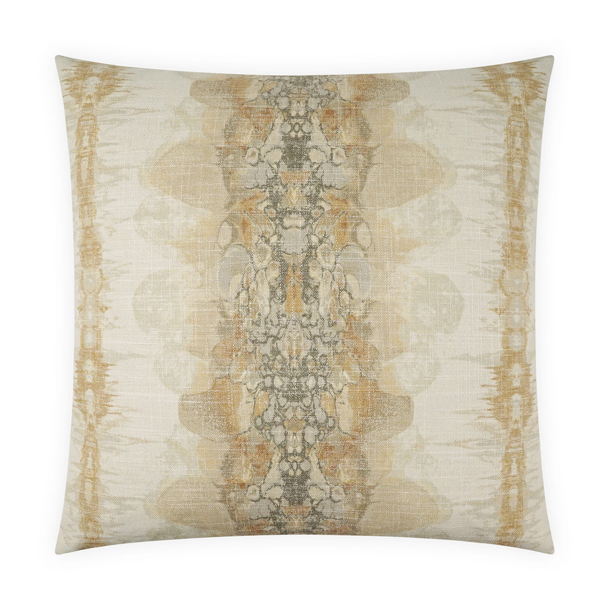 D.V. KAP HOME   24" x 24" Lagos Pillow - Honey Abstract    - 4235-H-2424
