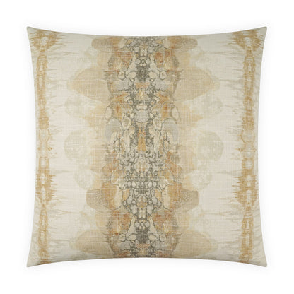 D.V. KAP HOME   24" x 24" Lagos Pillow - Honey Abstract    - 4235-H-2424