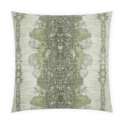 D.V. KAP HOME   24" x 24" Lagos Pillow - Moss Abstract    - 4235-M-2424