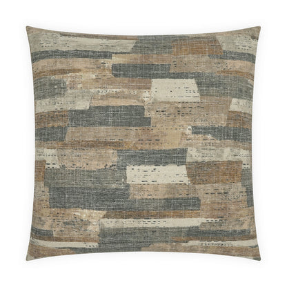 D.V. KAP HOME   24" x 24" Faro Pillow - Espresso Abstract, Western Chic    - 4237-E-2424
