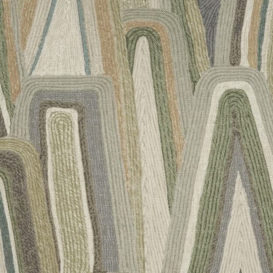 D.V. KAP HOME 4239-P-YARD Ridgepoint Fabric - Prairie Abstract, Modern, Global  Green   - Ridgepoint