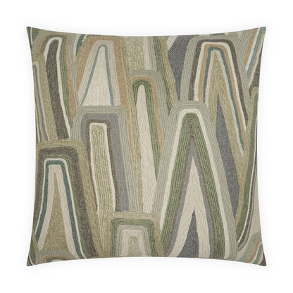 D.V. KAP HOME   24" x 24" Ridgepoint Pillow - Prairie Abstract, Modern, Global    - 4239-P-2424
