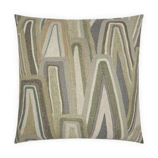 D.V. KAP HOME   24" x 24" Ridgepoint Pillow - Prairie Abstract, Modern, Global    - 4239-P-2424