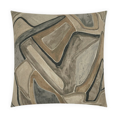 D.V. KAP HOME   24" x 24" Piero Pillow - Cafe Abstract, Modern, Global    - 4240-C-2424