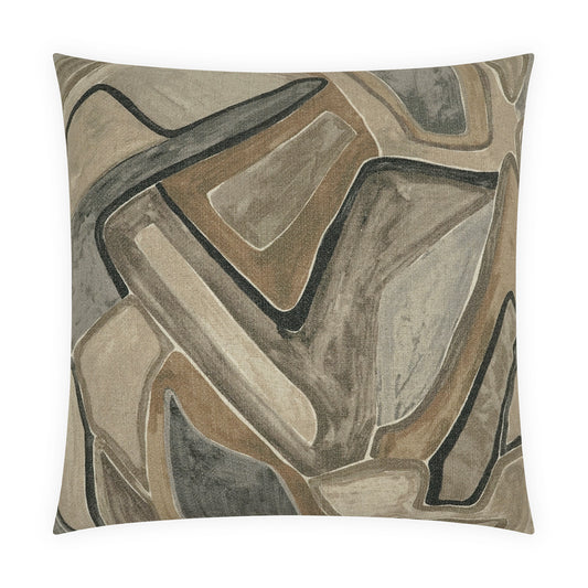D.V. KAP HOME   24" x 24" Piero Pillow - Cafe Abstract, Modern, Global    - 4240-C-2424
