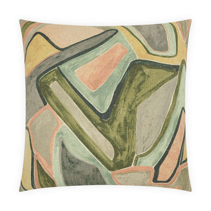 D.V. KAP HOME   24" x 24" Piero Pillow - Sorbet Abstract, Modern, Global    - 4240-S-2424