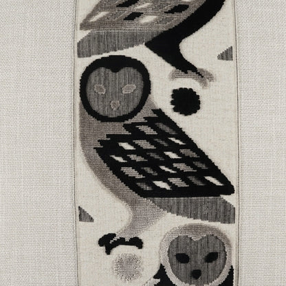 D.V. KAP HOME   24" x 24" Otus Pillow - Jet Animal, Novelty, Band / Ribbon    - 4241-J-2424