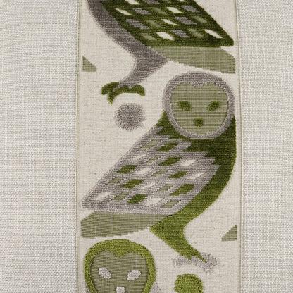 D.V. KAP HOME   24" x 24" Otus Pillow - Kiwi Animal, Novelty, Band / Ribbon    - 4241-K-2424