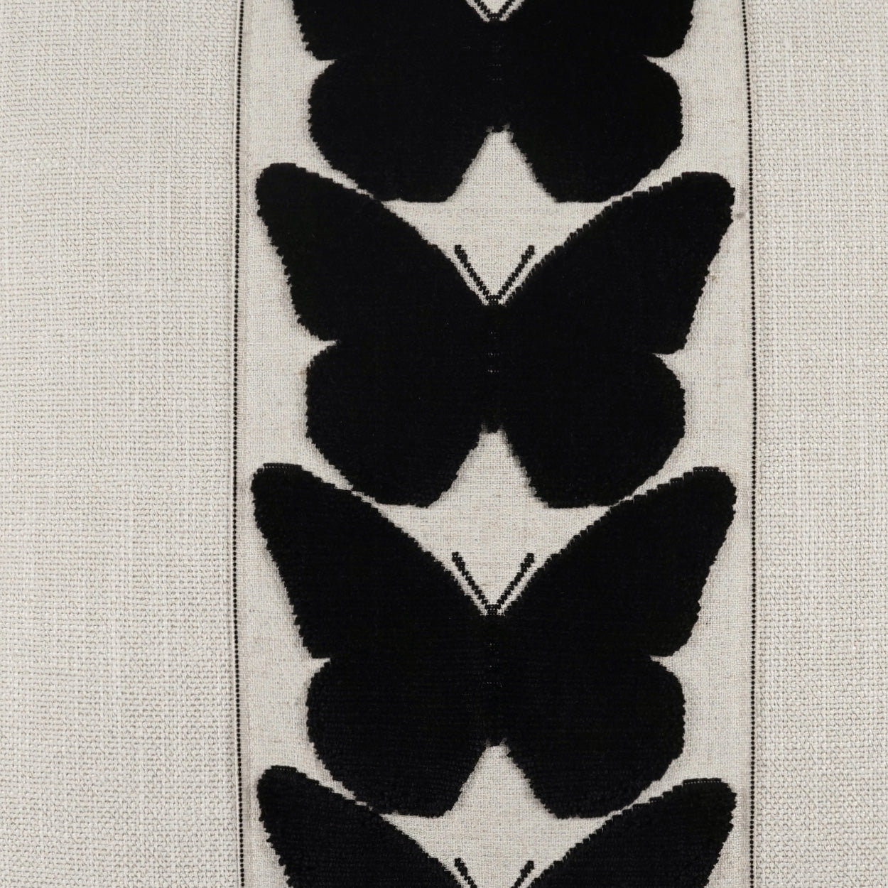 D.V. KAP HOME   24" x 24" Coleous Pillow - Jet Animal, Novelty, Band / Ribbon    - 4242-J-2424