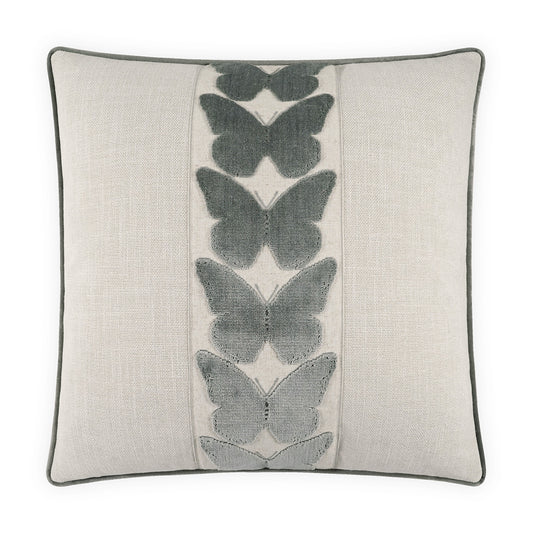 D.V. KAP HOME   24" x 24" Coleous Pillow - Sterling Animal, Novelty, Band / Ribbon    - 4242-S-2424