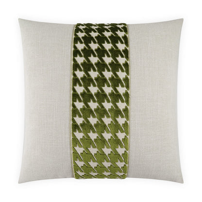 D.V. KAP HOME   24" x 24" Ennis Pillow - Kiwi Traditional, Band / Ribbon    - 4243-K-2424