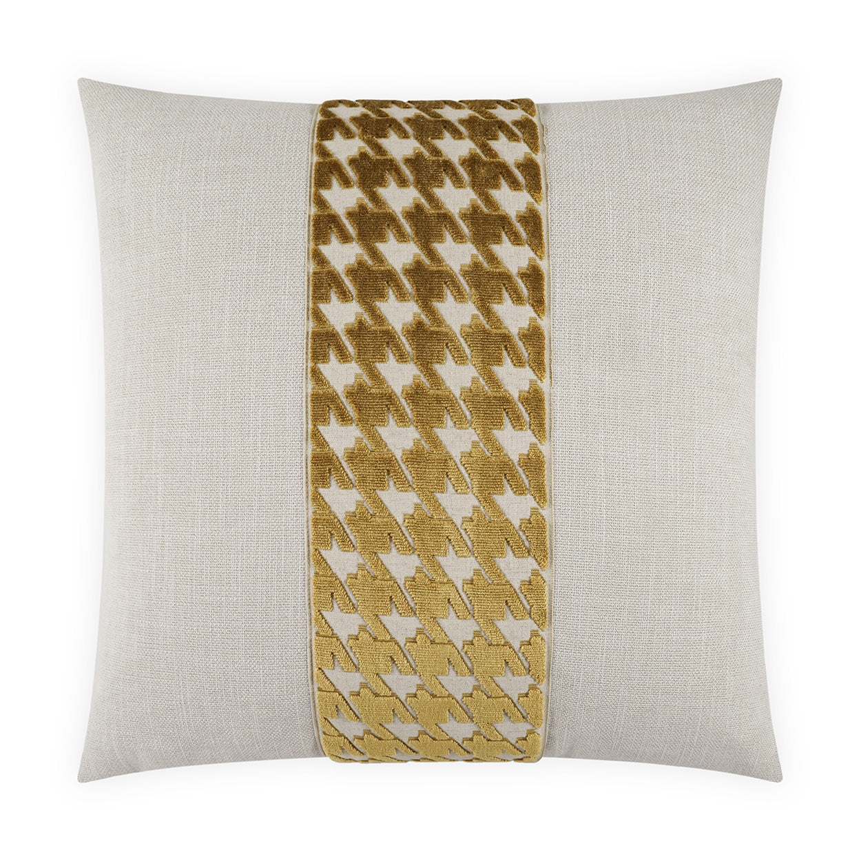 D.V. KAP HOME   24" x 24" Ennis Pillow - Midas Traditional, Band / Ribbon    - 4243-M-2424