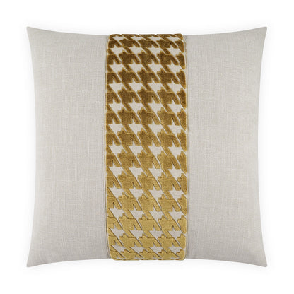 D.V. KAP HOME   24" x 24" Ennis Pillow - Midas Traditional, Band / Ribbon    - 4243-M-2424
