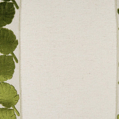 D.V. KAP HOME   24" x 24" Palm Leaf Mini Pillow - Kiwi Floral, Band / Ribbon    - 4246-K-2424