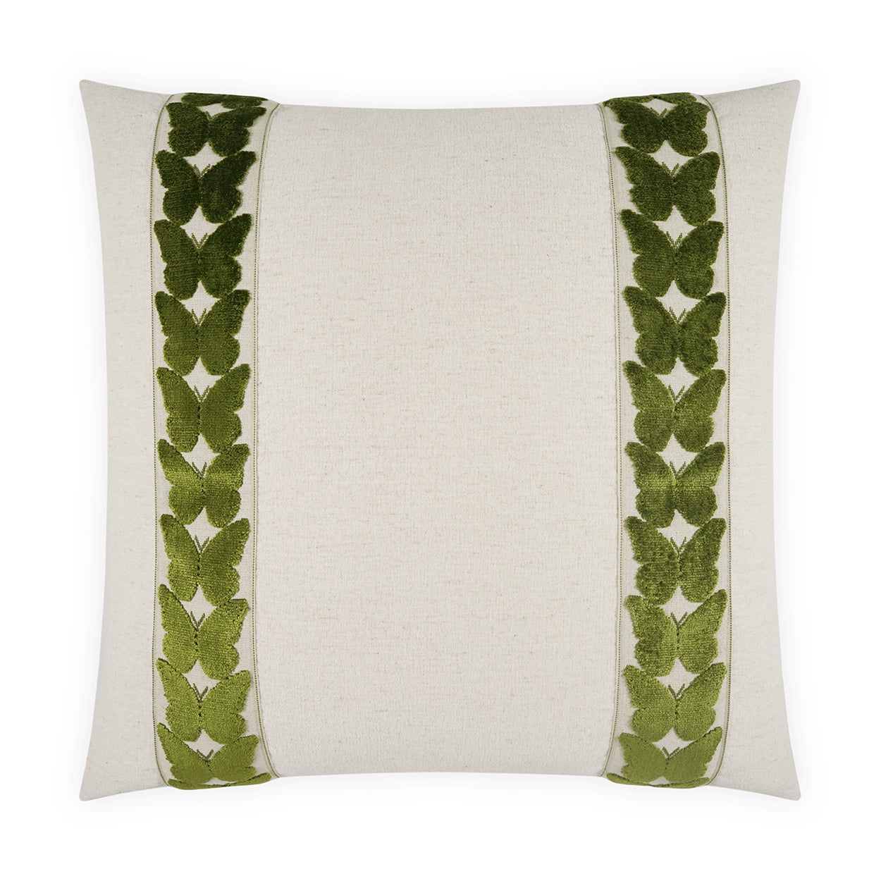 D.V. KAP HOME   24" x 24" Coleous Mini Pillow - Kiwi Animal, Band / Ribbon, Novelty    - 4248-K-2424