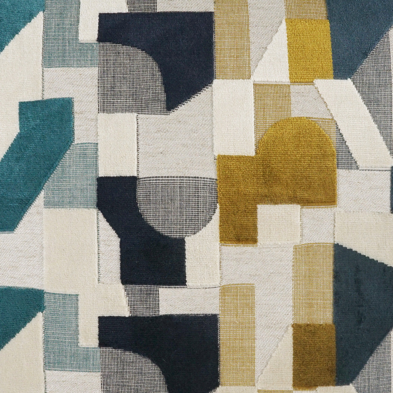 D.V. KAP HOME   24" x 24" Hutch Pillow - Sapphire Modern, Abstract, Geometric    - 4249-S-2424