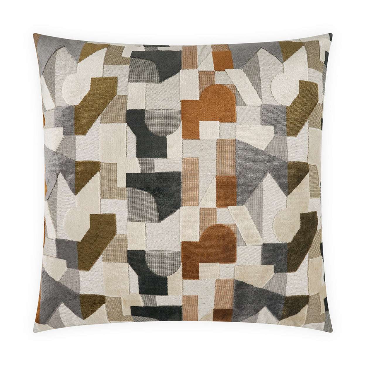 D.V. KAP HOME   24" x 24" Hutch Pillow - Topaz Modern, Abstract, Geometric    - 4249-T-2424
