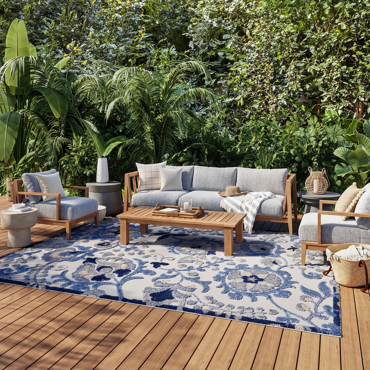 Nourison Rugs Nourison Home   Farmhouse 7' X 10'    - 099446827364