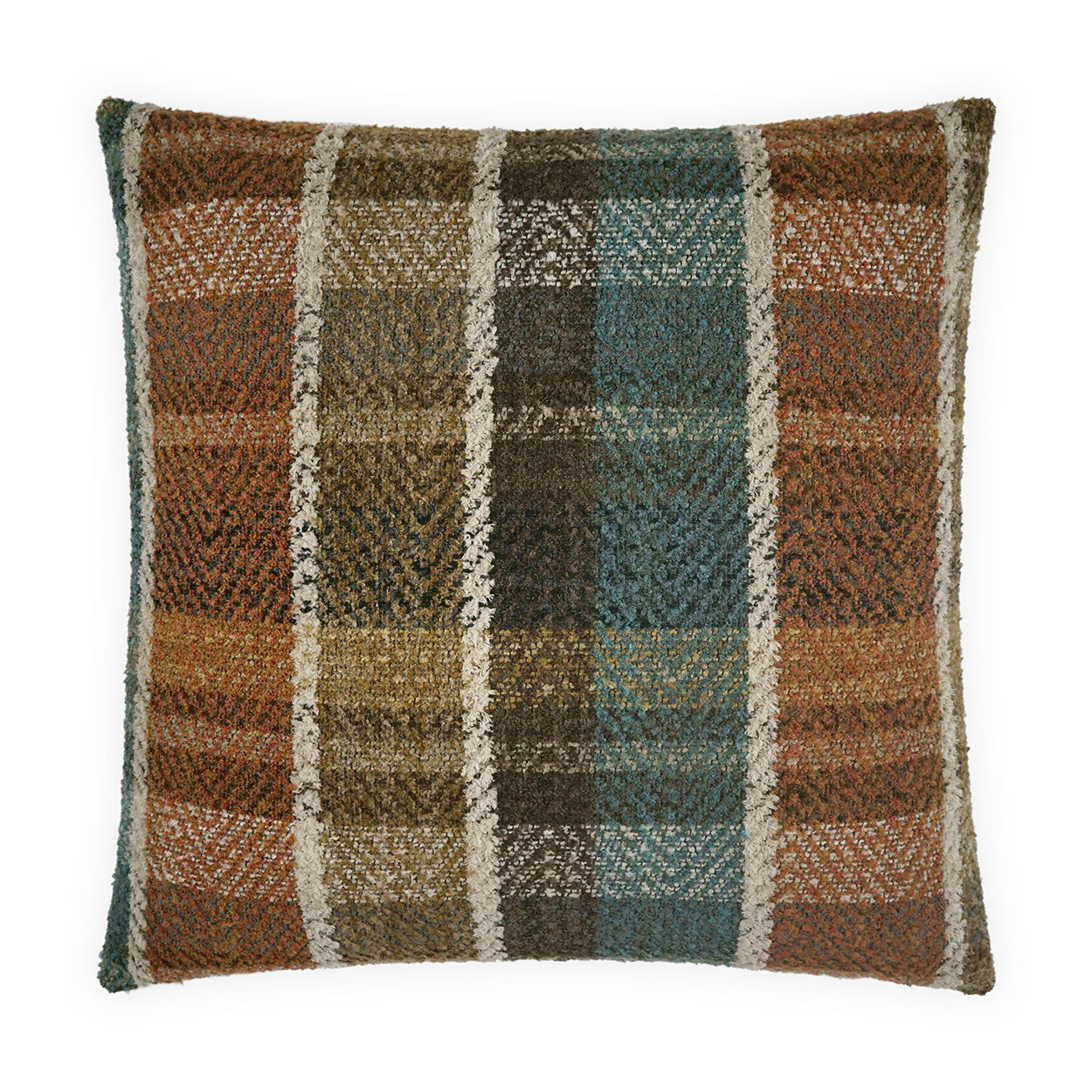 D.V. KAP HOME   24" x 24" Scotty Pillow Plaid - Check, Traditional, Farmhouse    - 4251-2424