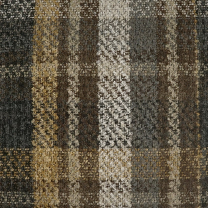 D.V. KAP HOME   24" x 24" Alistair Pillow - Cocoa Plaid - Check, Traditional, Farmhouse    - 4252-C-2424