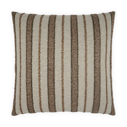 D.V. KAP HOME   24" x 24" Montauk Pillow - Bronze Stripes, Beach    - 4253-B-2424