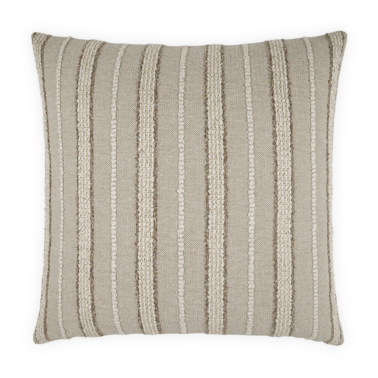 D.V. KAP HOME   24" x 24" Montauk Pillow - Sand Stripes, Beach    - 4253-S-2424