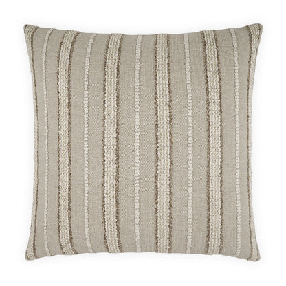 D.V. KAP HOME   24" x 24" Montauk Pillow - Sand Stripes, Beach    - 4253-S-2424
